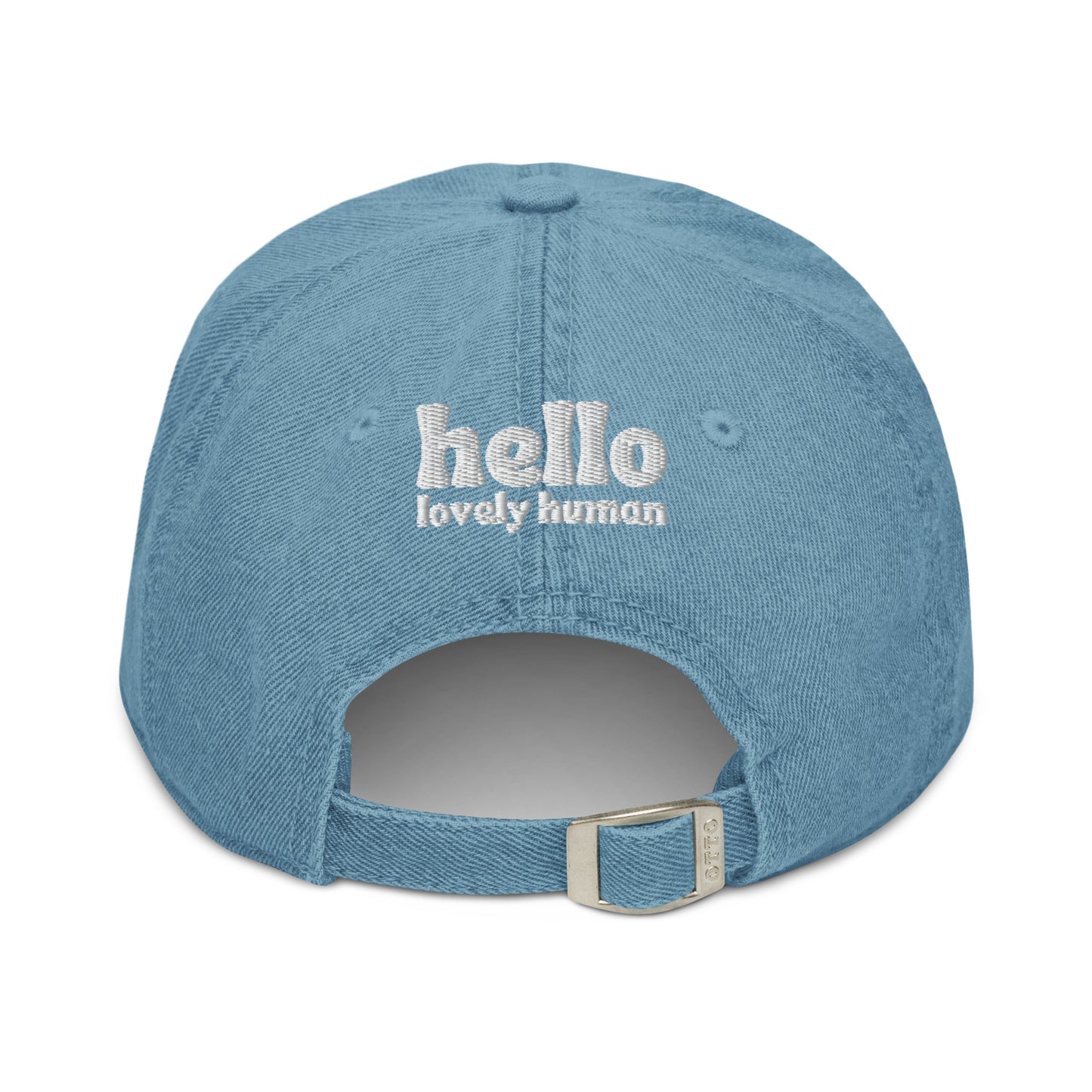 Peekaboo Groovy Human Cap™ ✌️| Denim